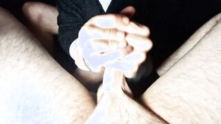 I humped the bi-atch and in the end he made me jizm with both forearms!!!