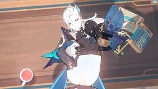 wriothesley slow romps neuvillette - genshin influence