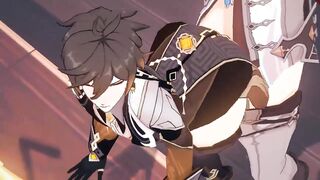 Zhongli x Tartaglia - Genshin Influence Chiluc Yaoi