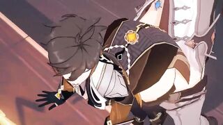 Zhongli x Tartaglia - Genshin Influence Chiluc Yaoi