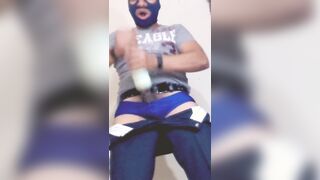 008 PoliciaUniform I ENJOY CREVICES amo los hoyos Cop Police Policia Uniform Queer Flick