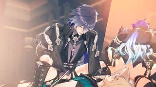 Flins rails Varka - Genshin Influence Yaoi Toon