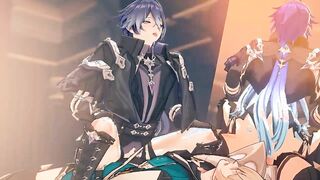 Flins rails Varka - Genshin Influence Yaoi Toon