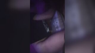 Femboy toying on cushion