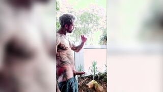 Early morning smoke and fap off