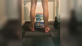 Twunk railing faux-cock and going knuckle deep faux-cock