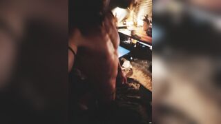 Torrid Cross clad man