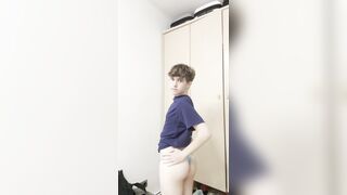 Twunk attempts on dollss lingerie for the first-ever time