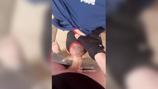 Throatfucking with my bf