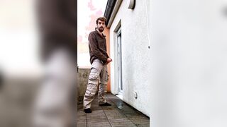 Rock Rock hard Outdoor Peeing with Me