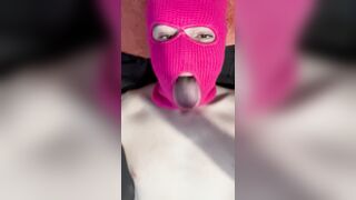 All hooded up and getting prepared for a AWESOME filthy jack