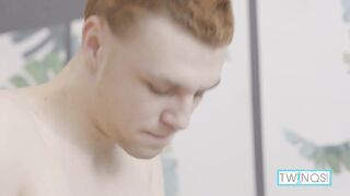 Pallid Nico D Takes Yam-sized Red-haired Michael P Deep Couple!