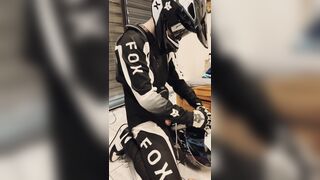 I bang my helmet, it would be astounding if there was a head in it.