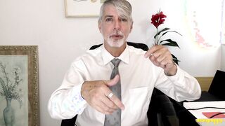 ManPuppy: Psychiatrist Richard Lennox Instructs Cherry To Jism In Office Sesh