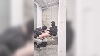 fellatio in dungeon space