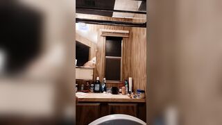 Just a brief exhibition while I piss.