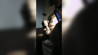 Sizzling Inexperienced Tat Bulky Latino Thug Draining Off In Real Gloryhole