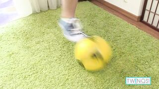 Sleek Youngster Angel R Impatient Stroke To Molten Stomach Spunk Blast!