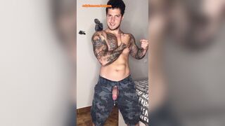 My PHAT MILITARY DICK IN ACT