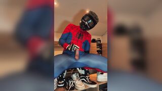 Spiderman can not only shoot webs, but also jism.