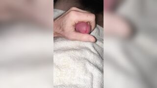 Fapping off and Spunking. No words. Just Squealing as I Ejaculation