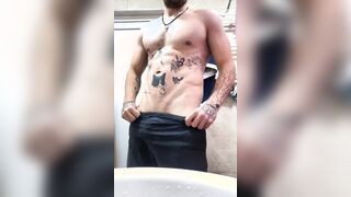 Inked fellow bod Ripple tiny taunting