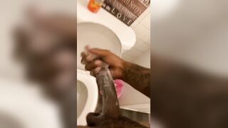 BIG BLACK COCK CUM-SHOT!! OBSERVE THIS and you your plaything!!