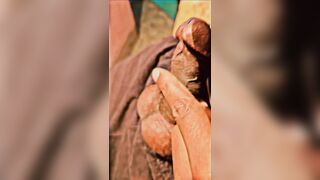 Massive wood open door stroking off bone showcase