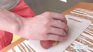 Adorable Liam P Rectal Beads Taunt And Massive Six pack Jizm Shot!