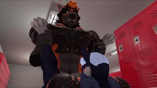 HISS U: Musky hunk stud bangs squad captain