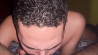 PARENT OTTER BEING DEEPTHROATED