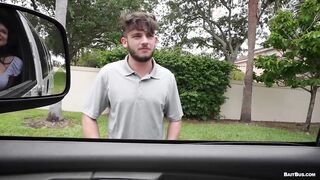 BAITBUS - Justin Maxwell Heads From Shy To Horny As He Gives Andy Adler An Memorable Bus Pound