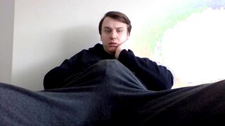 enormous fellow bates and shoots super-naughty straps!