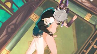 Cyno x Alhaitham - Genshin Influence Yaoi R34 Cartoon