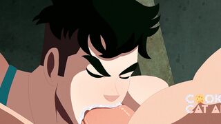 2 Sweat-soaked Gym Otters Having Strenuous Post-Exercise Hookup