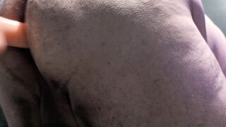 Sissy uses Drill Machine on his phat rump