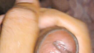 Onanism sploog plenty of of jism use faux-cock