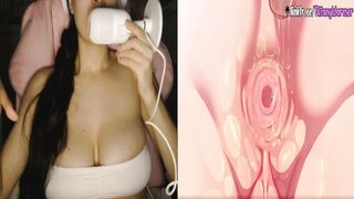 Rubdown HAND JOB TORMENT TO SPUNK- Gal obsessed with Anime PORNO