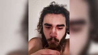 Gay scat BIG pile of SHIT on FACE of toilet MARTIN MASA