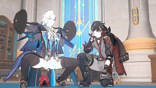 Genshin Influence - Wriothesley x Neuvillette - Anime porn Yaoi Toon