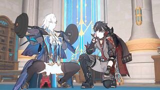 Genshin Influence - Wriothesley x Neuvillette - Anime porn Yaoi Toon