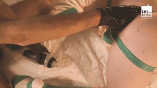 Axel Abysse Conforms His Crevasse With A Deep Handballing