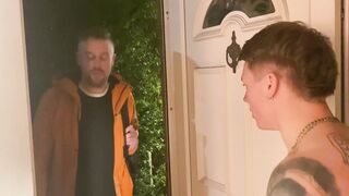 two Step brother-in-law milk there delivery driver