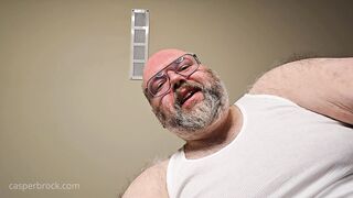 POINT OF VIEW Your Thick Roomie Sits on You and Punches You with His Bum