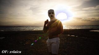 Beach Public Ginormous Dinky Fumble Muscle Solo Queer Exposure