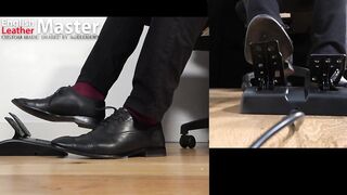 Sole Dom uses pedal to manage electrosex PREVIEW