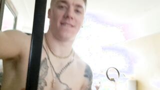 Witnessing my str8 pal testicle tonic in another men gullet