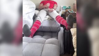 Baseball PlayerJ ockDad87 is at it Again Shooting his Alpha Spunk in Baseball Gear