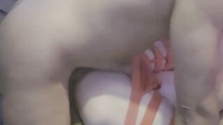 Brazilian youngster nailed wet and creampied by BIG BLACK COCK