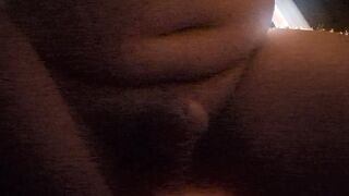 Midnight vs milky fake penis